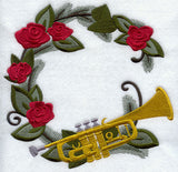 Christmas Music - Trumpet Wreath