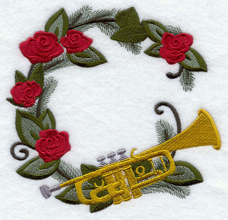 Christmas Music - Trumpet Wreath