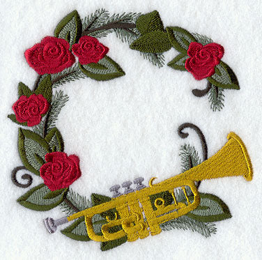Christmas Music - Trumpet Wreath