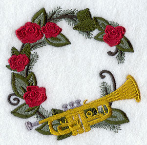 Christmas Music - Trumpet Wreath