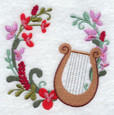 Christmas Music - Lyre Wreath