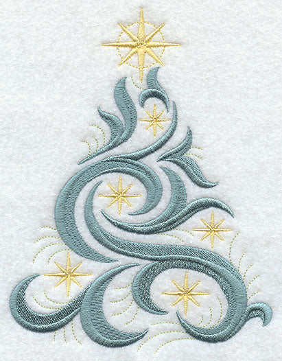 Swirling Christmas Tree