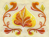 Rosemaling Cottonwood Leaf