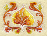 Rosemaling Cottonwood Leaf