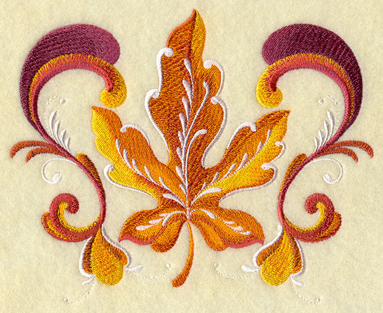 Rosemaling Maple Leaf