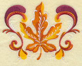 Rosemaling Maple Leaf