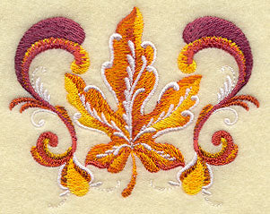 Rosemaling Maple Leaf