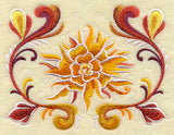Rosemaling Chrysanthemum
