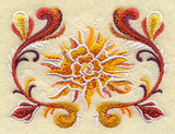 Rosemaling Chrysanthemum