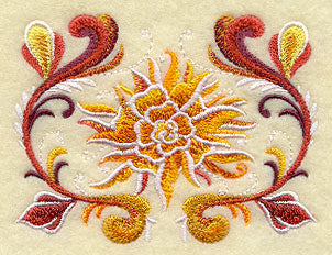 Rosemaling Chrysanthemum