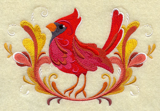 Rosemaling Cardinal