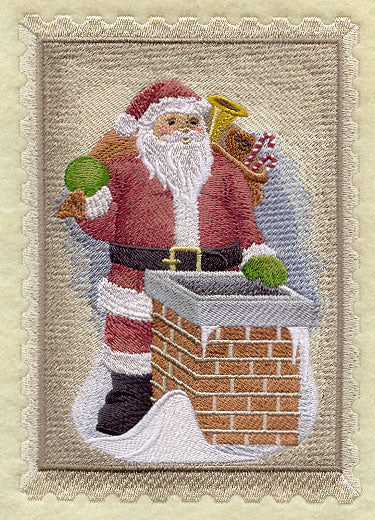 Christmas Stamp - Santa Claus