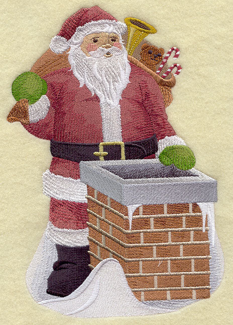 Santa and Chimney