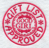 Gift List Approved - Good Girl