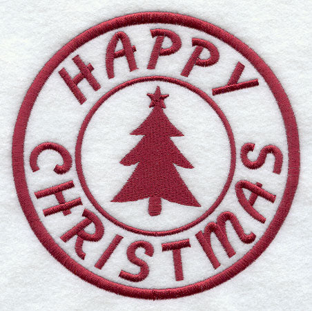 Happy Christmas Stamp