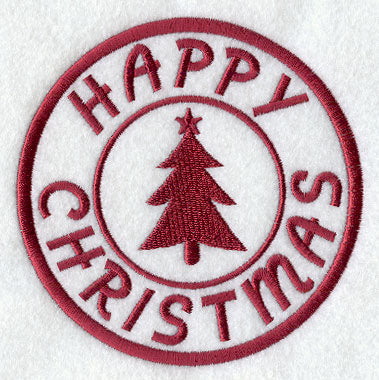 Happy Christmas Stamp