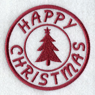 Happy Christmas Stamp