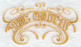 Merry Christmas Scrollwork