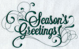 Season's Greetings Scrollwork