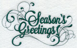 Season's Greetings Scrollwork