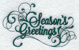 Season's Greetings Scrollwork