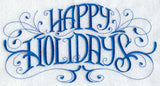Happy Holidays Scrollwork