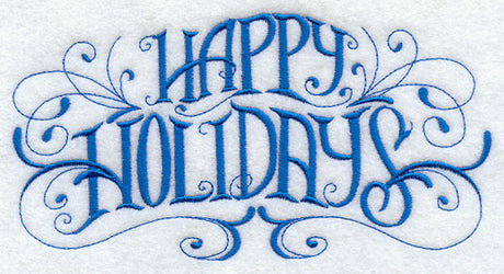 Happy Holidays Scrollwork