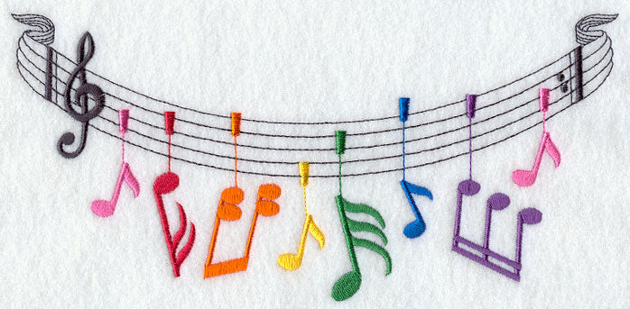 Treble Clef Clothesline