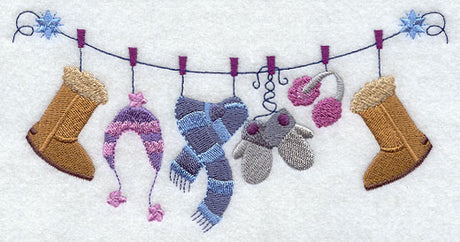 Winter Wear Clothesline