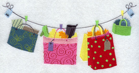 Shopping Bag Clothesline