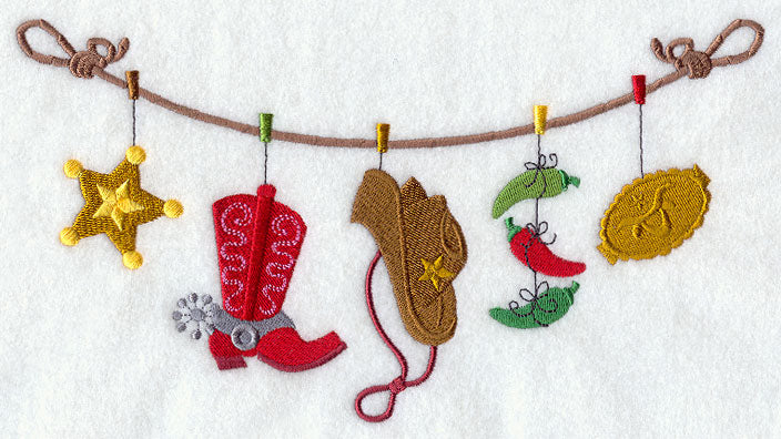 Country and Western Clothesline