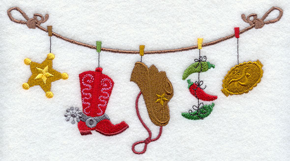 Country and Western Clothesline