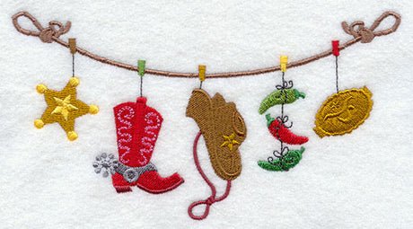 Country and Western Clothesline