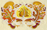 Rosemaling Autumn Leaf Trio