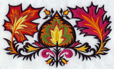 Wycinanki Autumn Leaf Trio