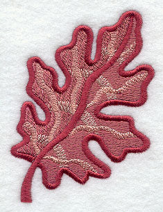 Art Deco Autumn Oak Leaf