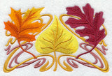 Art Nouveau Autumn Leaf Trio