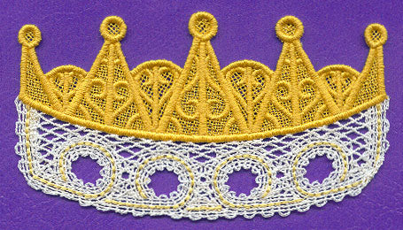 Crown Ornament (Battenburg Lace)