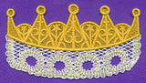 Crown Ornament (Battenburg Lace)