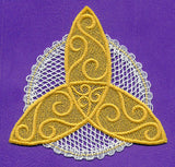 Triquetra Ornament (Battenburg Lace)