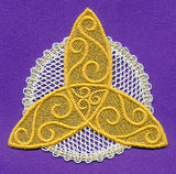 Triquetra Ornament (Battenburg Lace)