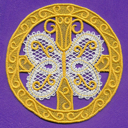 Butterfly Ornament (Battenburg Lace)