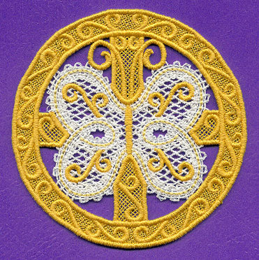 Butterfly Ornament (Battenburg Lace)