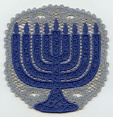 Menorah (Battenburg Lace)