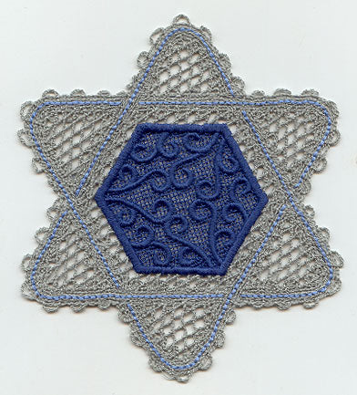 Star of David (Battenburg Lace)
