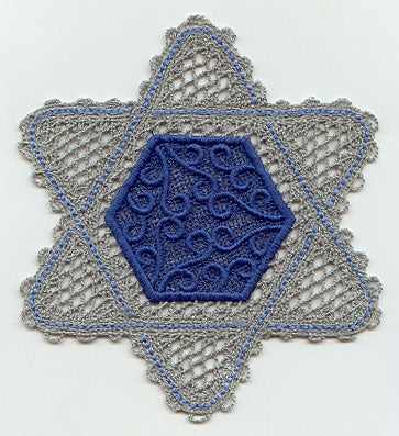 Star of David (Battenburg Lace)