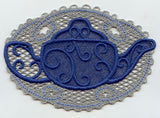 Oil Lamp (Battenburg Lace)