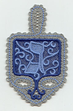 Dreidel - Gimel (Battenburg Lace)