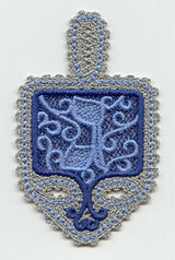 Dreidel - Gimel (Battenburg Lace)