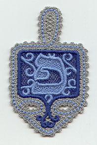 Dreidel - Peh (Battenburg Lace)